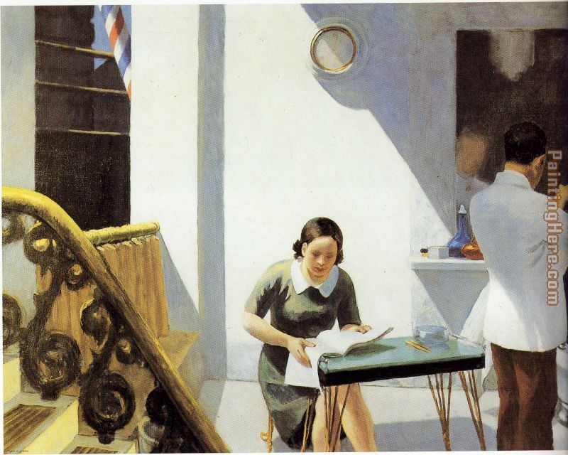 Edward Hopper The Barber Shop